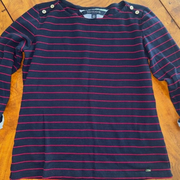 Women's Tommy Hilfiger Boat Neck 3/4 Sleeve Top - Picture 1 of 4